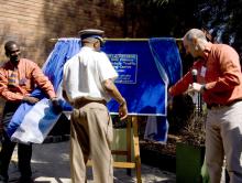 Unveiling the Plaque Unveiling the Plaque