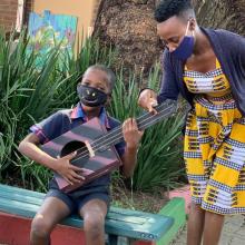 Musical instruments from recycled materials