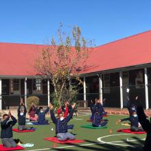 Yoga class