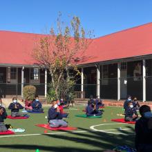 Yoga class