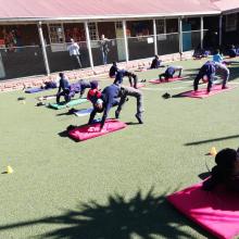 Yoga class