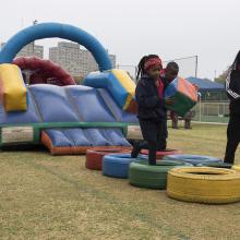 Fun at the Novelty Sports Day