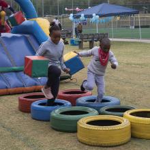 Fun at the Novelty Sports Day