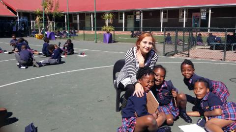 Outdoor classroom day