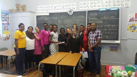 Tanzanian student educator visit