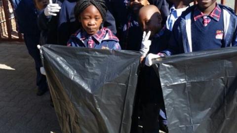 Mandela Day - Picking up litter