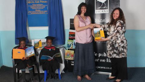 eTV donates books published by Jacana