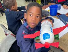 Grade 2 learners learn about transport