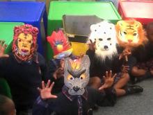 Character mask role playing