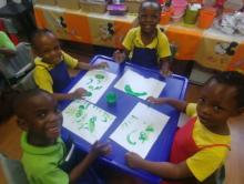 Grade R's painting