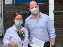 Prizegiving after the Causematch fundraiser