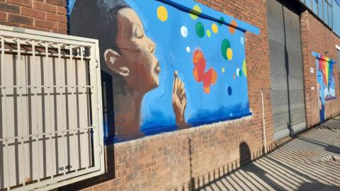Mural after